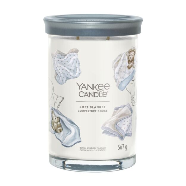 Soft Blanket - Yankee Candle Signature - świeca tumbler z dwoma knotami