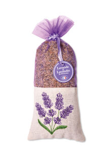 Lawendowy woreczek zapachowy haftowany duży (Lavande & Lavandin) | Esprit Provence
