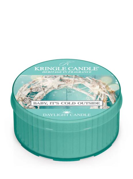 Kringle Candle Baby It's Cold Outside - mała świeca daylight 42 gramy
