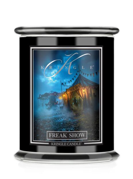 Kringle Candle Cyrk Osobliwości (Freak Show) - duża świeca 3-knotowa 624 g