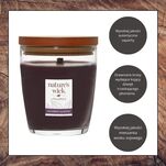 Wildberry & Jasmine - Woodwick - średnia świeca z drewnianym knotem - seria Nature's Wick. - 3