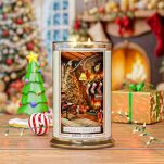 Vintage Christmas - Kringle Candle - duża świeca z dwoma knotami (624g) - 2