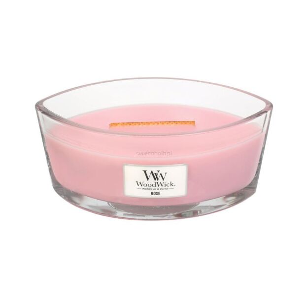 Rose WoodWick Hearhtwick - Świeca zapachowa - elipsa