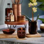 Cherry Blossom & Vanilla - WoodWick - średnia świeca zapachowa z drewnianym knotem - ReNew Collection - 3