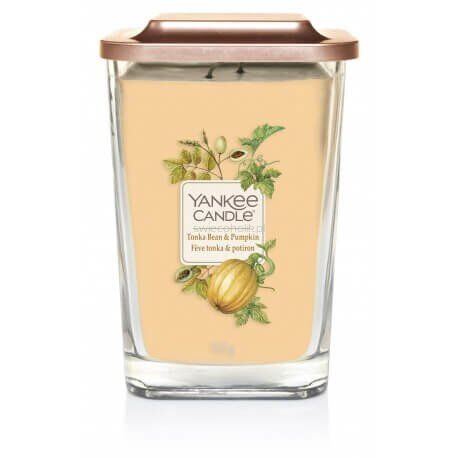 Tonka Bean & Pumpkin- Yankee Candle Elevation - duża świeca zapachowa