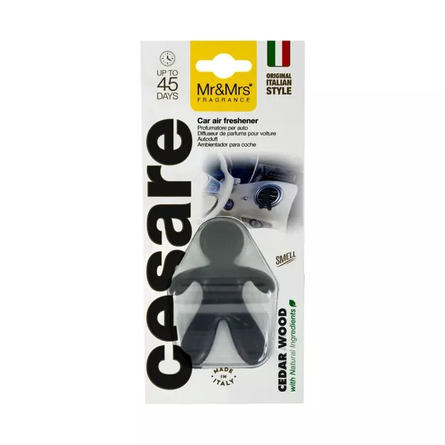 Cedar Wood - Mr & Mrs Fragrance - zapach odświeżacz do samochodu CESARE