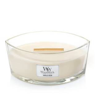 Vanilla Bean- WoodWick- elipsa świeca zapachowa z drewnianym knotem
