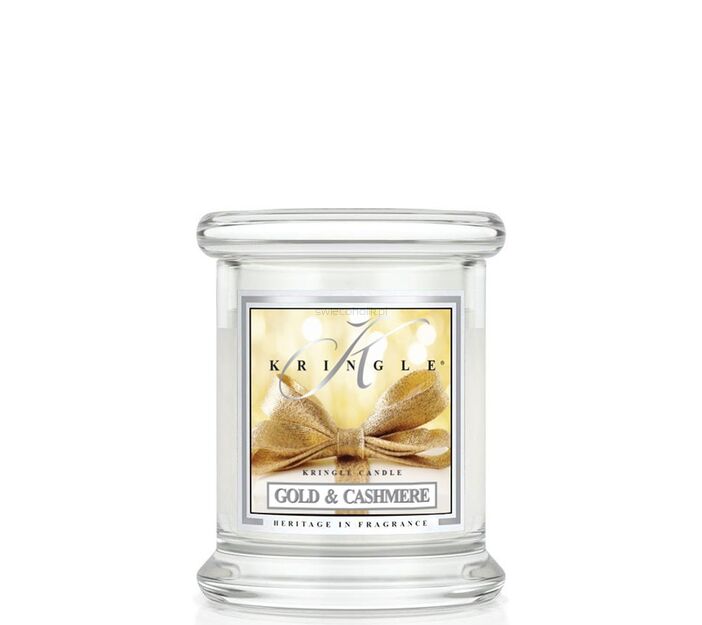 Kringle Candle - Gold & Cashmere - mini świeca zapachowa (128g)