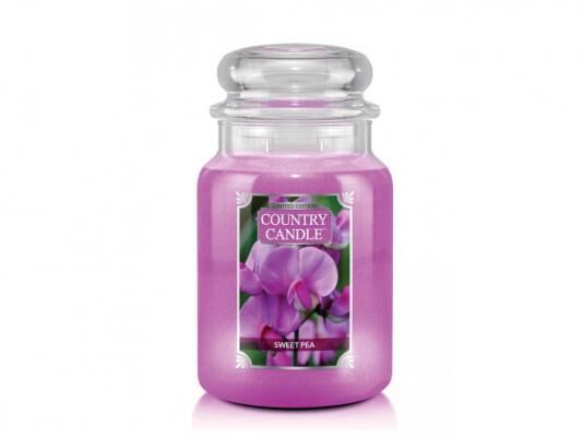 Sweet Pea Country Candle - duża świeca - 2 knoty