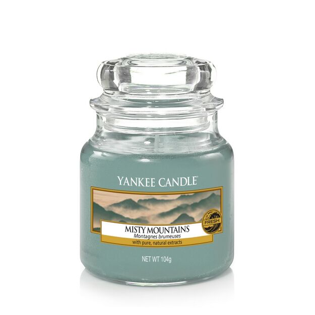 Misty Mountains Yankee Candle - Świeca mała
