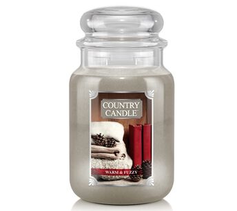 Warm & Fuzzy Country Candle - duża świeca zapachowa - 2 knoty
