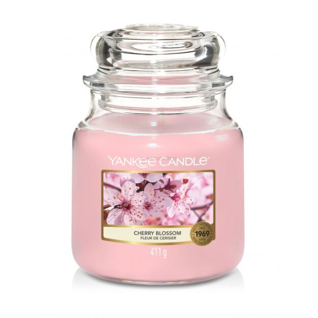 Cherry Blossom Yankee Candle - średnia świeca zapachowa