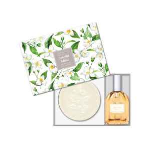 Zestaw prezentowy Jaśmin (Jasmin) - mydło 100 g + woda toaletowa 25 ml w pudełku - Esprit Provence