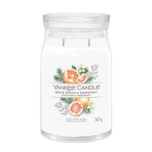 White Spruce & Grapefruit - Yankee Candle Signature - duża świeca zapachowa