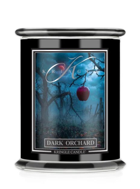 Kringle Candle Mroczny Sad (Dark Orchard) - duża świeca 3-knotowa 624 g