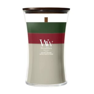 Millefiori Milano Holiday Garland – WoodWick Trilogy duża świeca 610 g