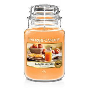 Farm Fresh Peach - Yankee Candle - duża świeca zapachowa - nowość 2021