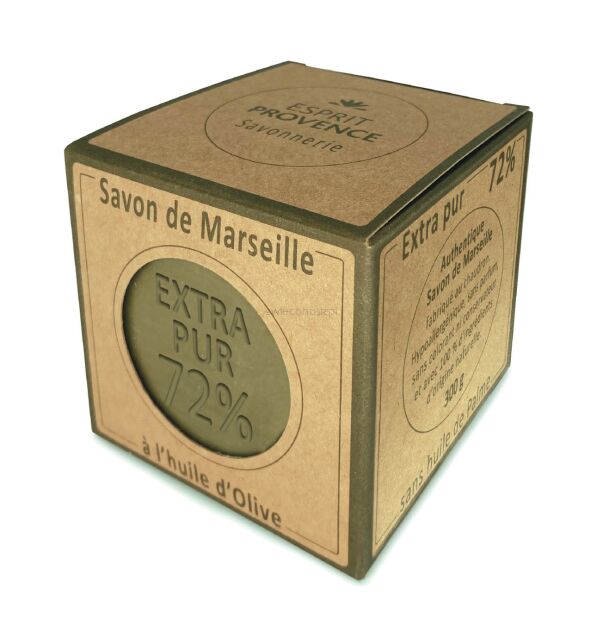 Naturalne mydło marsylskie 72% oliwa z oliwek – Esprit Provence | 300 g
