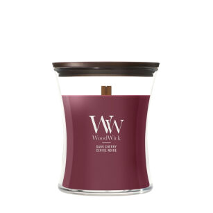 WoodWick Dark Cherry średnia świeca zapachowa 275g