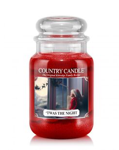 Country Candle - 'Twas the Night - Duży słoik (652g) 2 knoty