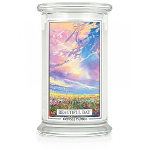 Beautiful Day - Kringle Candle - duża świeca z dwoma knotami (624g)