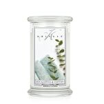 Eucalyptus Cotton - Kringle Candle - duża świeca z dwoma knotami (624g) - 2