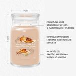 Pumpkin Maple Creme Caramel - Yankee Candle Signature - duża świeca z dwoma knotami - 2