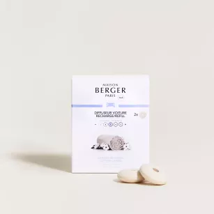 Maison Berger Cotton Caress - wkład zapachowy do dyfuzora samochodowego 2 szt.