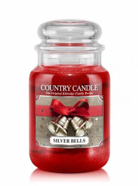 duża świeca zapachowa Country Candle - Silver Bells