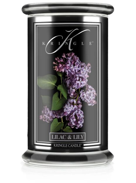 Lilac & Lily - Kringle Candle - duża świeca z dwoma knotami (624g) - seria Reserve
