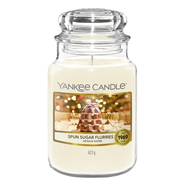 Spun Sugar Flurries - Yankee Candle - duża świeca zapachowa