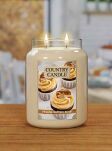 Praline Buttercream - Country Candle - duża świeca zapachowa z dwoma knotami (737g) - 2
