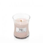 WoodWick - Vanilla & Sea Salt - mała świeca zapachowa z drewnianym knotem - 2
