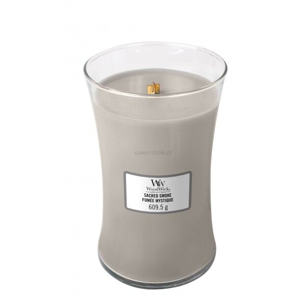 Sacred Smoke - Woodwick - duża świeca zapachowa z drewnianym knotem