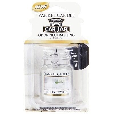 Yankee Candle - Fluffy Towels - zapach samochodowy car jar ultimate