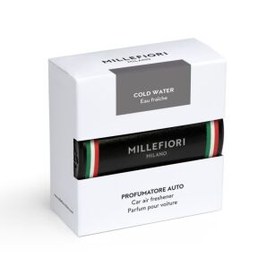 Millefiori Milano Cold Water – odświeżacz do samochodu Car Icon, baza z wkładem