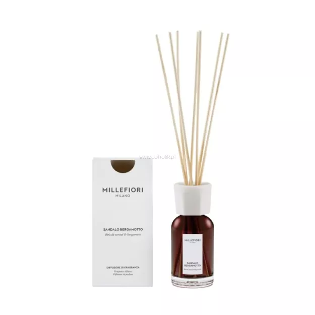 Millefiori Milano Sandalo Bergamotto – pałeczki zapachowe 100 ml