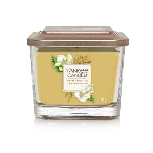 Jasmine & Sweet Hay - Yankee Candle Elevation - średnia świeca zapachowa nowość 2020