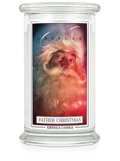 Father Christmas - Kringle Candle - duża świeca z dwoma knotami (624g)