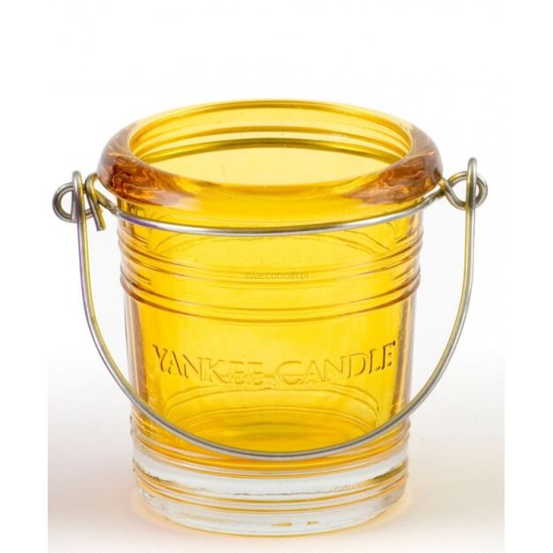 Świecznik na votive - Bucket żółty 