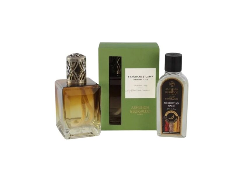 Ashleigh & Burwood Obsidian Amber - zestaw prezentowy lampa katalityczna + Moroccan Spice 250 ml