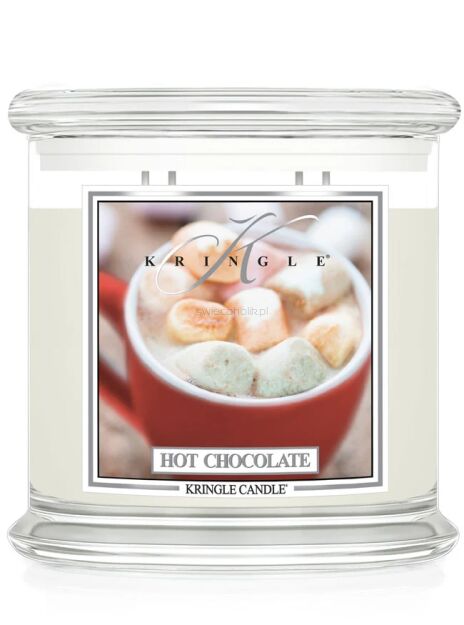 Kringle Candle Hot Chocolate - duża świeca zapachowa XL 4 knoty 907 g
