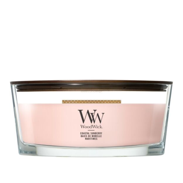 WoodWick Coastal Sunberry - świeca zapachowa elipsa 453g