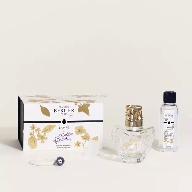 Zestaw prezentowy - Maison Berger - lampa katalityczna Lolita Lempicka Transparent + esencja Lolita Lempicka 250 ml