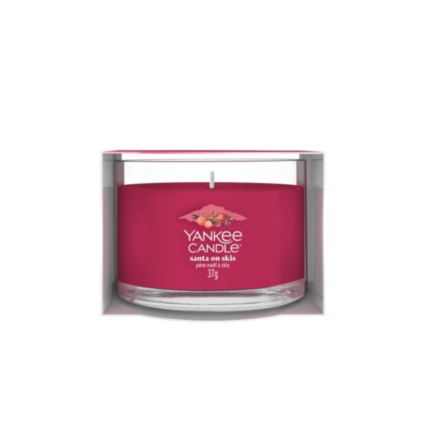 Santa On Skis - Yankee Candle Signature - mini świeca zapachowa 