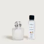 Maison Berger Paris Magical Givrée - zestaw lampa katalityczna biała szroniona + Amber Powder 250 ml - 2