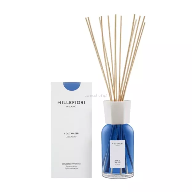 Millefiori Milano Cold Water – dyfuzor zapachowy 500 ml z patyczkami