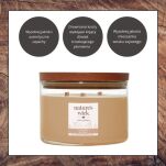 Golden Hay - Woodwick - duża świeca z drewnianym knotem - seria Nature's Wick. - 3