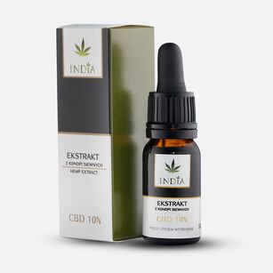 CBD 10% (ekstrakt) - India Cosmetics - olej konopny 10ml