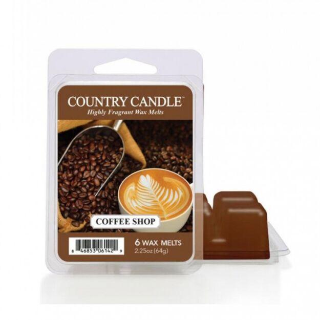 Coffee Shop  - Country Candle - wosk zapachowy 64 gram